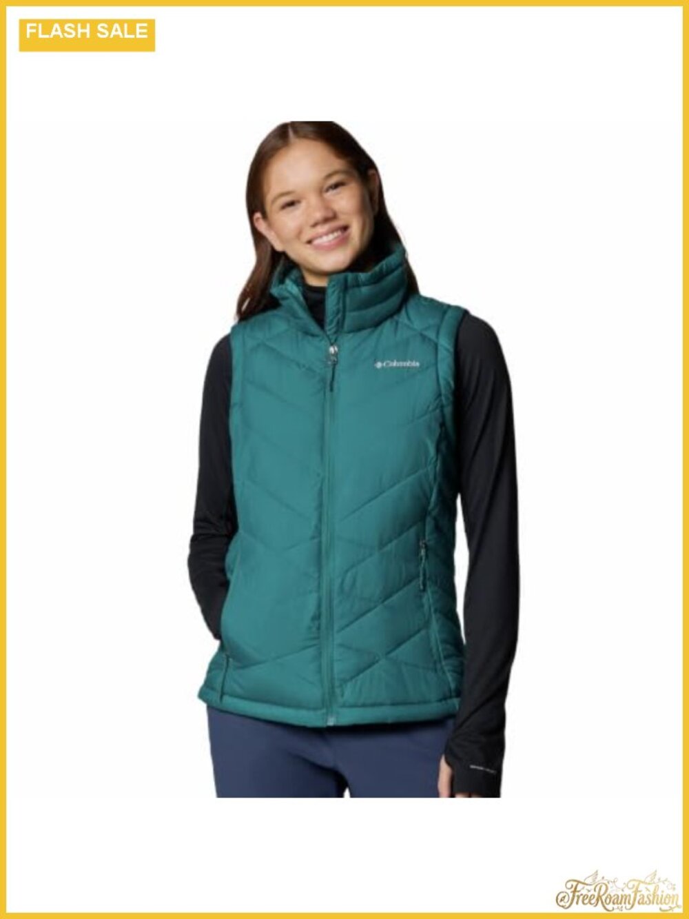 Columbia Heavenly II Insulated Puffer Vest Quilted Sleeveless